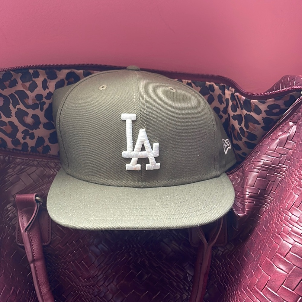 LA ARMY GREEN NEW ERA HAT